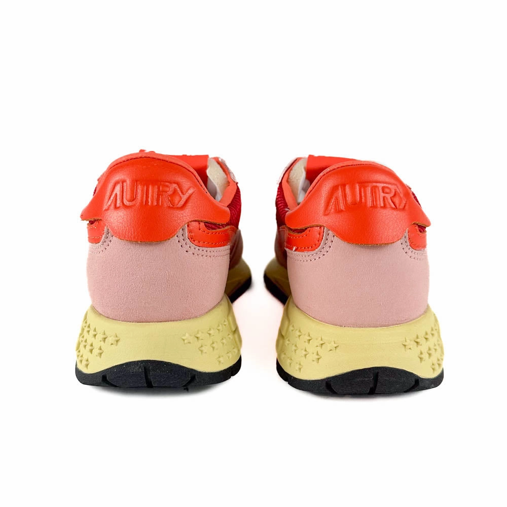 Autry - Reelwind Low Sneaker WWLW ES01 (Lava/Ibis) Slim breathability Adaptive Upper