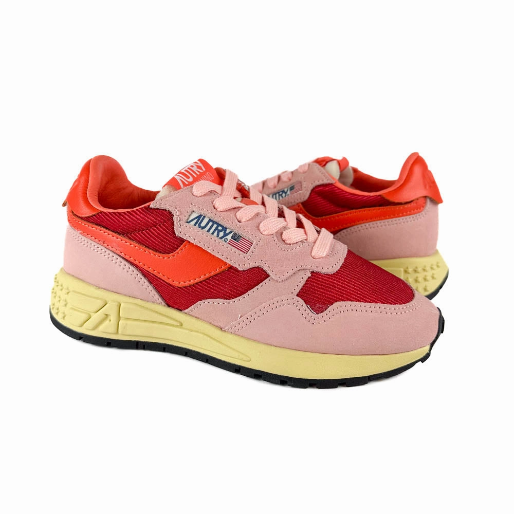 Autry - Reelwind Low Sneaker WWLW ES01 (Lava/Ibis) Fashion-Forward Look Foam Wrap