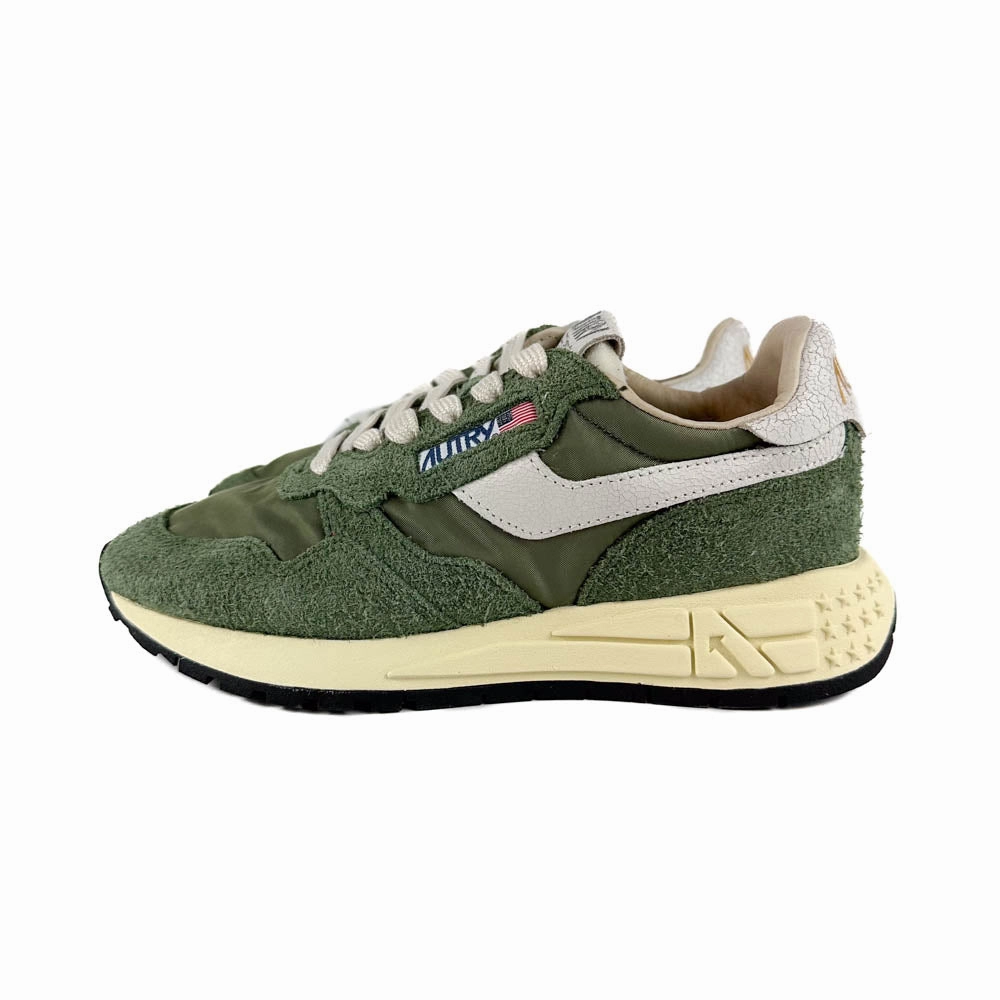 Daily Routine Back Pull Autry - Reelwind Low Sneaker WWLW NC16 (White/Military)