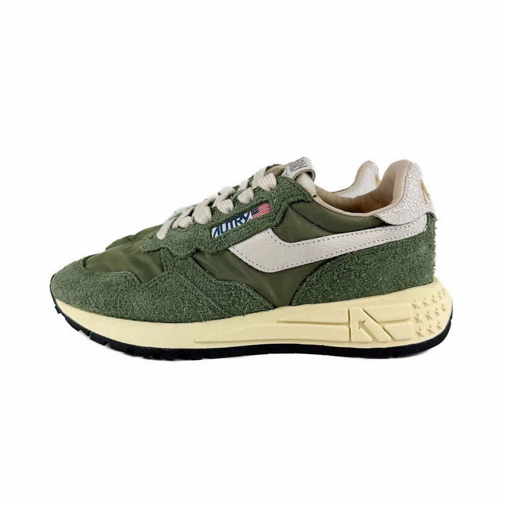 Daily Routine Back Pull Autry - Reelwind Low Sneaker WWLW NC16 (White/Military)