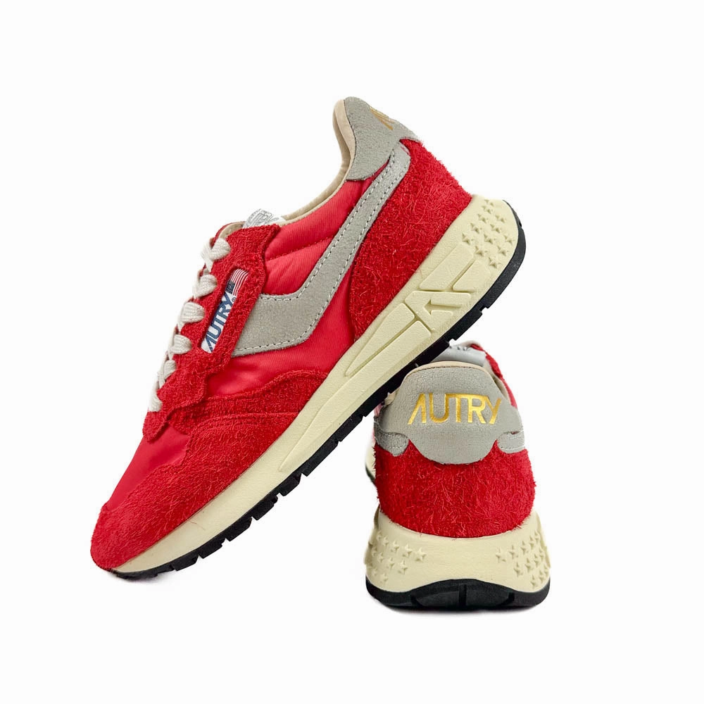 Autry - Reelwind Low WWLW NC06 (Nylon/Crack White/Red) indoor running shoes Reebok Workout