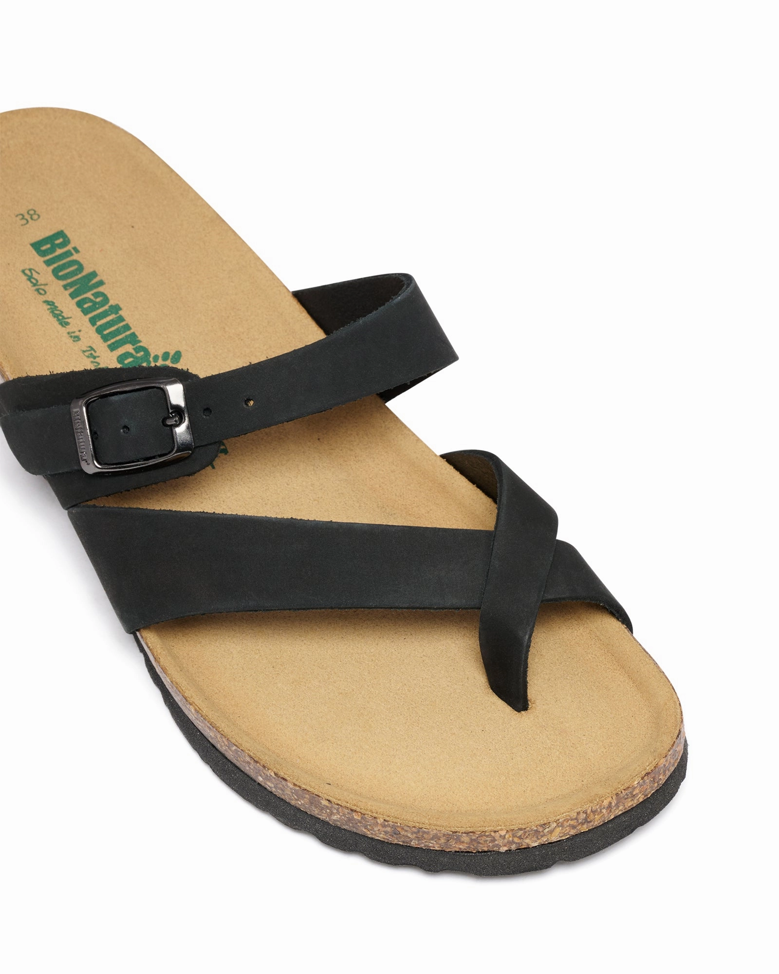 Bari Black Heel Ease Beach Ready