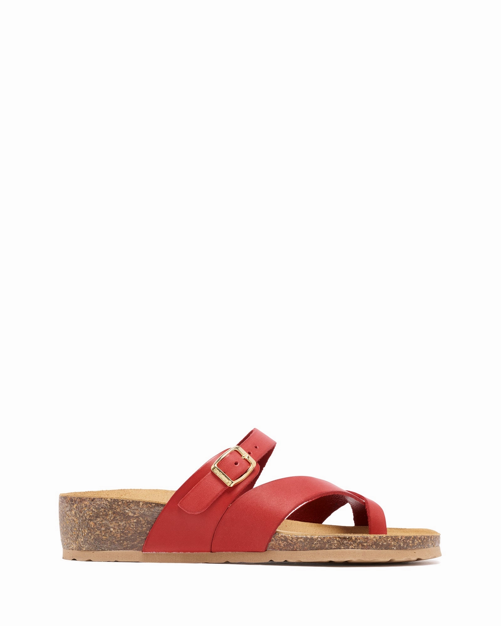 Comfortable Travel Sandals Supportive Design Bari Red