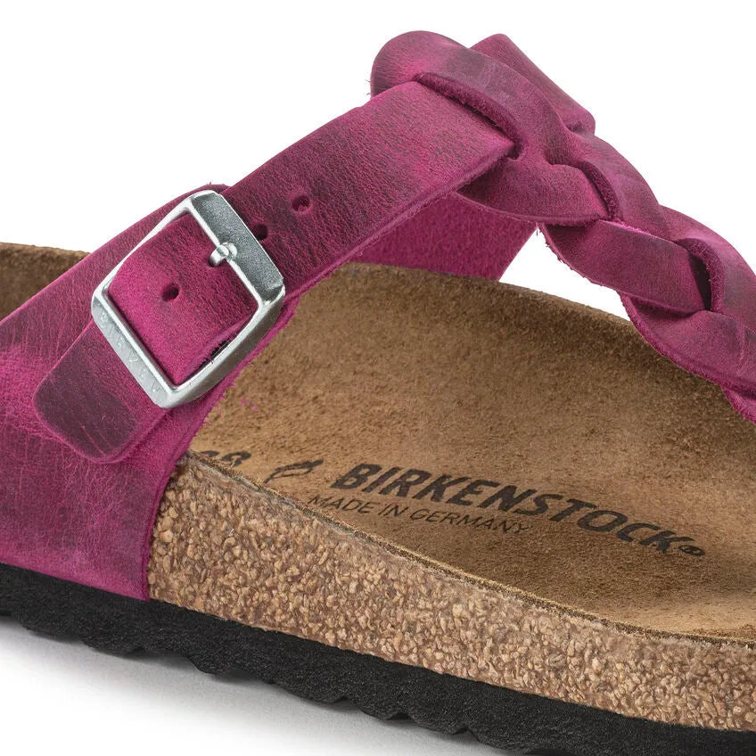 Comfortable Walk Walking Comfort BIRKENSTOCK GIZEH BRAID - FESTIVAL FUCHSIA