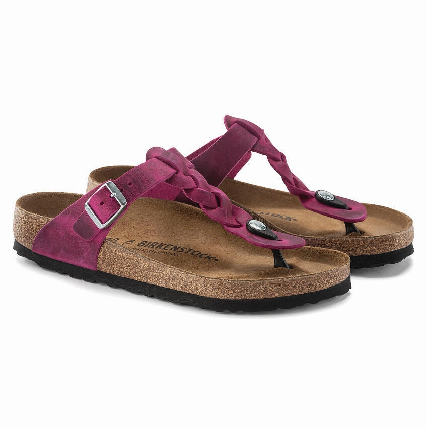 BIRKENSTOCK GIZEH BRAID - FESTIVAL FUCHSIA Classic Summer Shoes