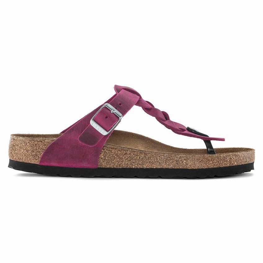 BIRKENSTOCK GIZEH BRAID - FESTIVAL FUCHSIA Beach Mode Trendy And Comfortable