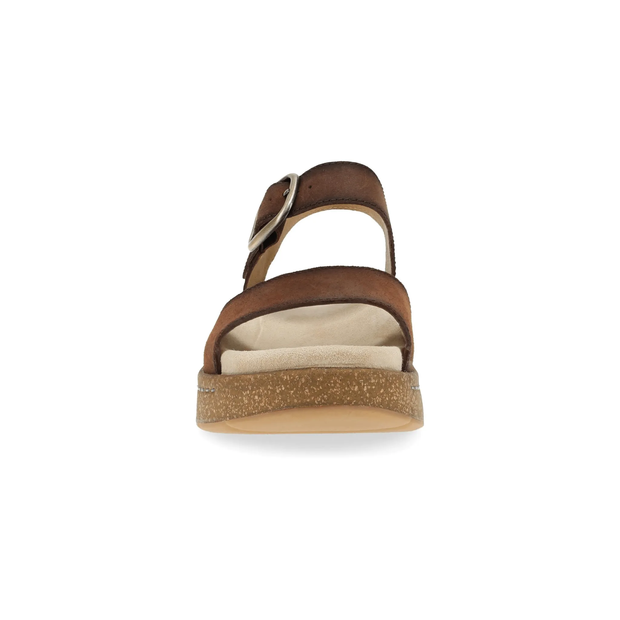 Bianca | Burnished Suede | Brown - Sandals - DANSKO