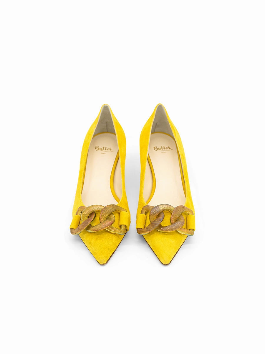 Bimmi Pointed Toe Kitten Heel Tall Grace Open Toe Pumps