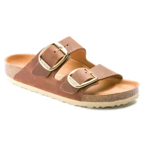 Clean Fit BIRKENSTOCK ARIZONA BIG BUCKLE - COGNAC OILED LEATHER