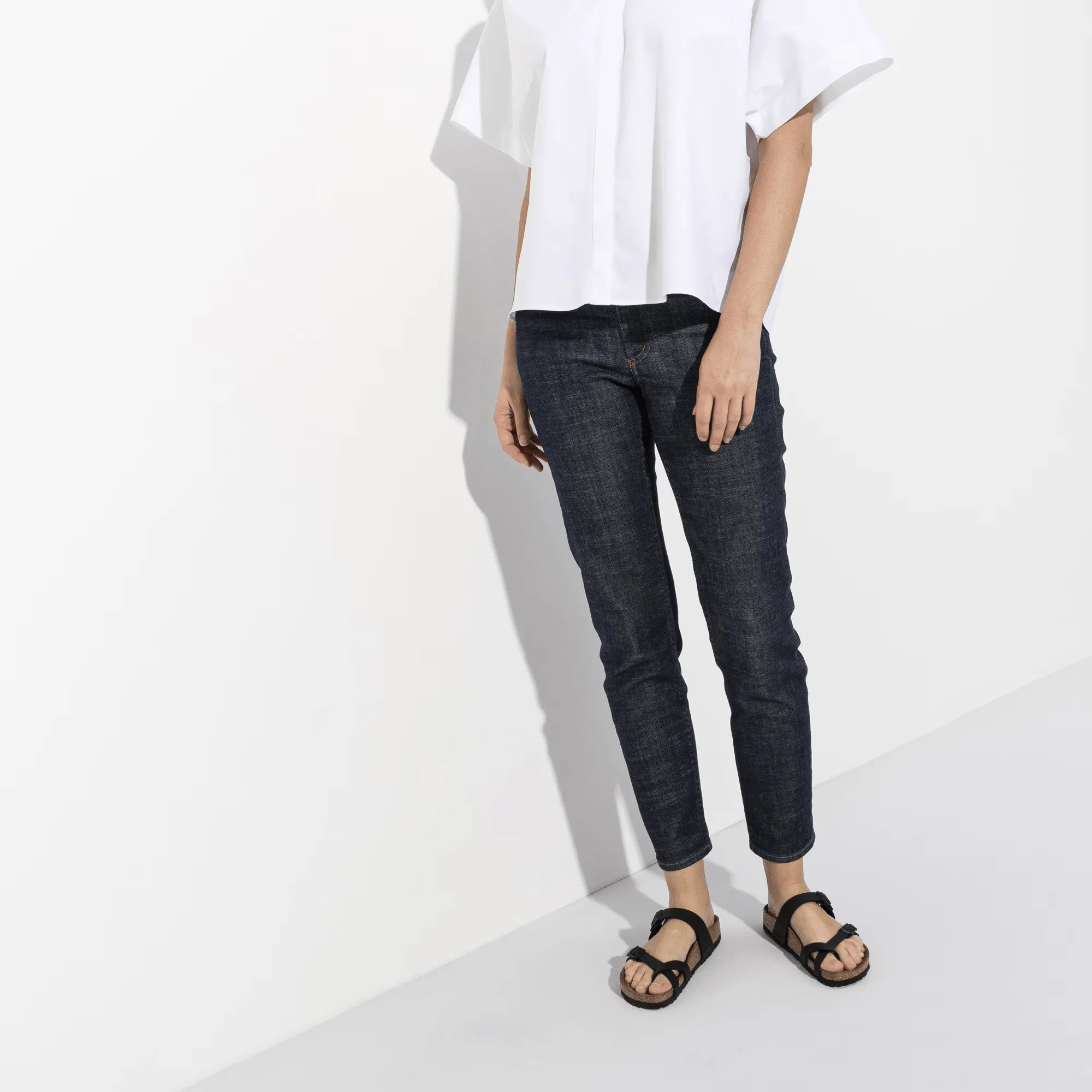 BIRKENSTOCK WOMENS MAYARI BIRKOFLOR - BLACK Stylish Sandals for Men