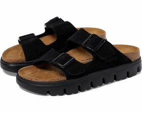 Comfortable For Walking BIRKENSTOCK ARIZONA CHUNKY - BLACK SUEDE