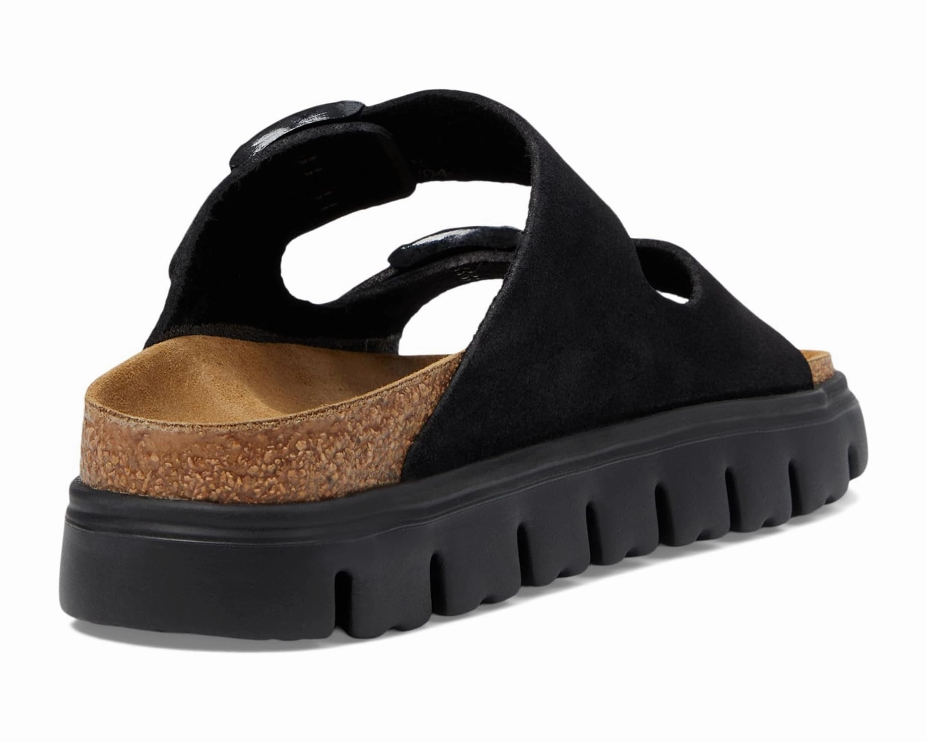 Breathable Summer Footwear BIRKENSTOCK ARIZONA CHUNKY - BLACK SUEDE