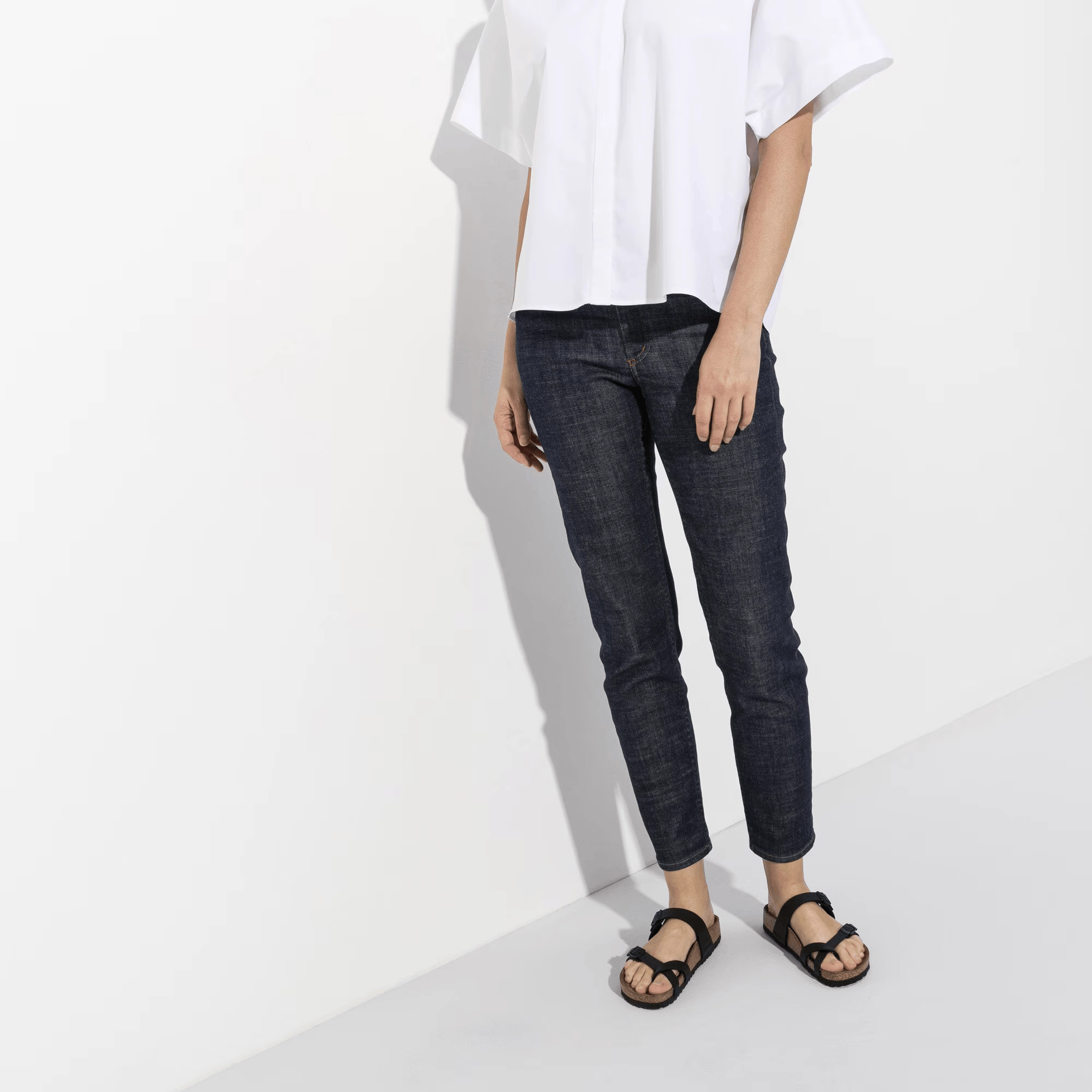 BIRKENSTOCK WOMENS MAYARI BIRKOFLOR - BLACK Stylish Sandals for Men