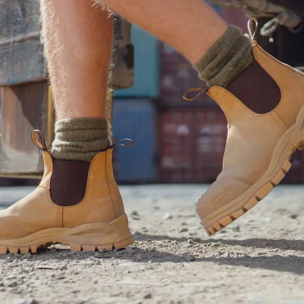 Slip Resistant Mountain Hike No Rub Blundstone Work & Safety XFR 960 in Wheat
