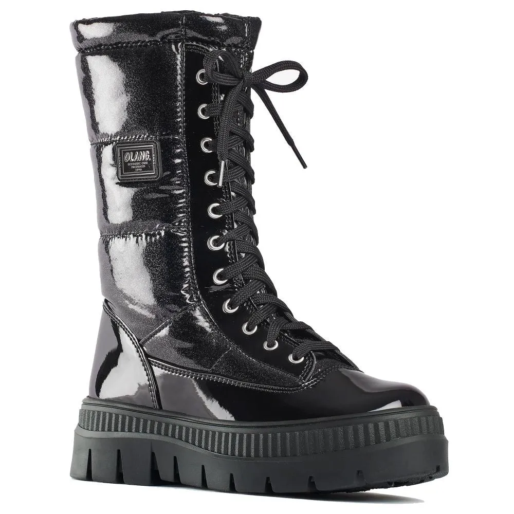 Seamless Comfort Weather Resistant User Bootie Fit Olang Women's Magnet in Ice Black