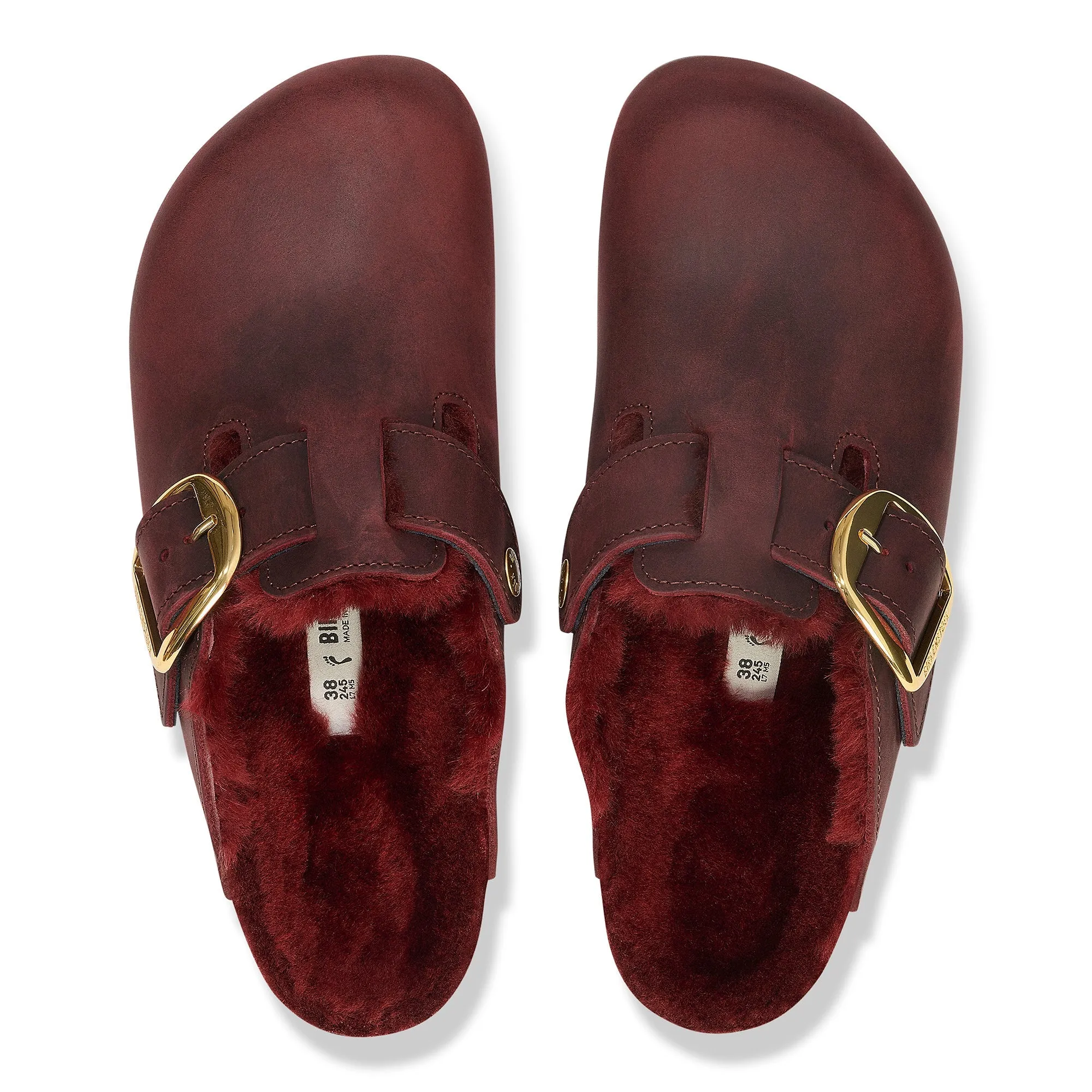 Civic Outfit spring outfit Boston Big Buckle | Oiled Leather/Shearling | Zinfandel