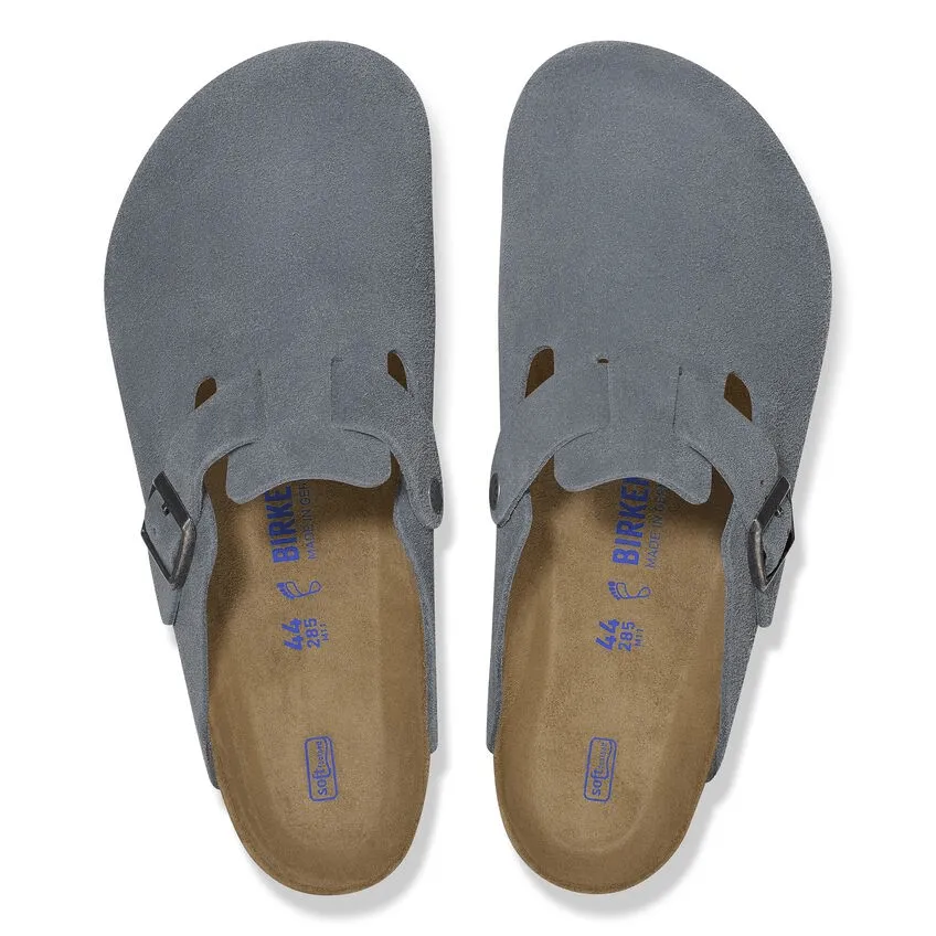 Boston | Soft Footbed | Suede | Basalt Gray City Comfort Urban Touch