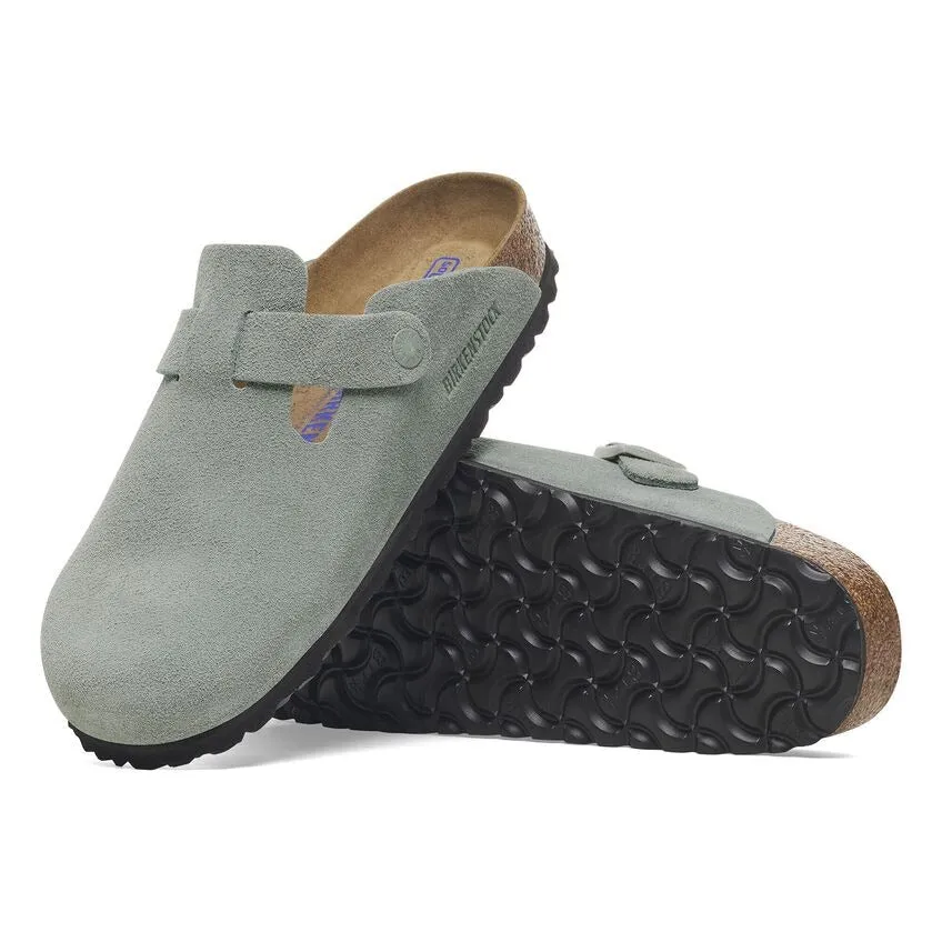 Boston | Soft Footbed | Suede | Pure Sage Fashionable Edge