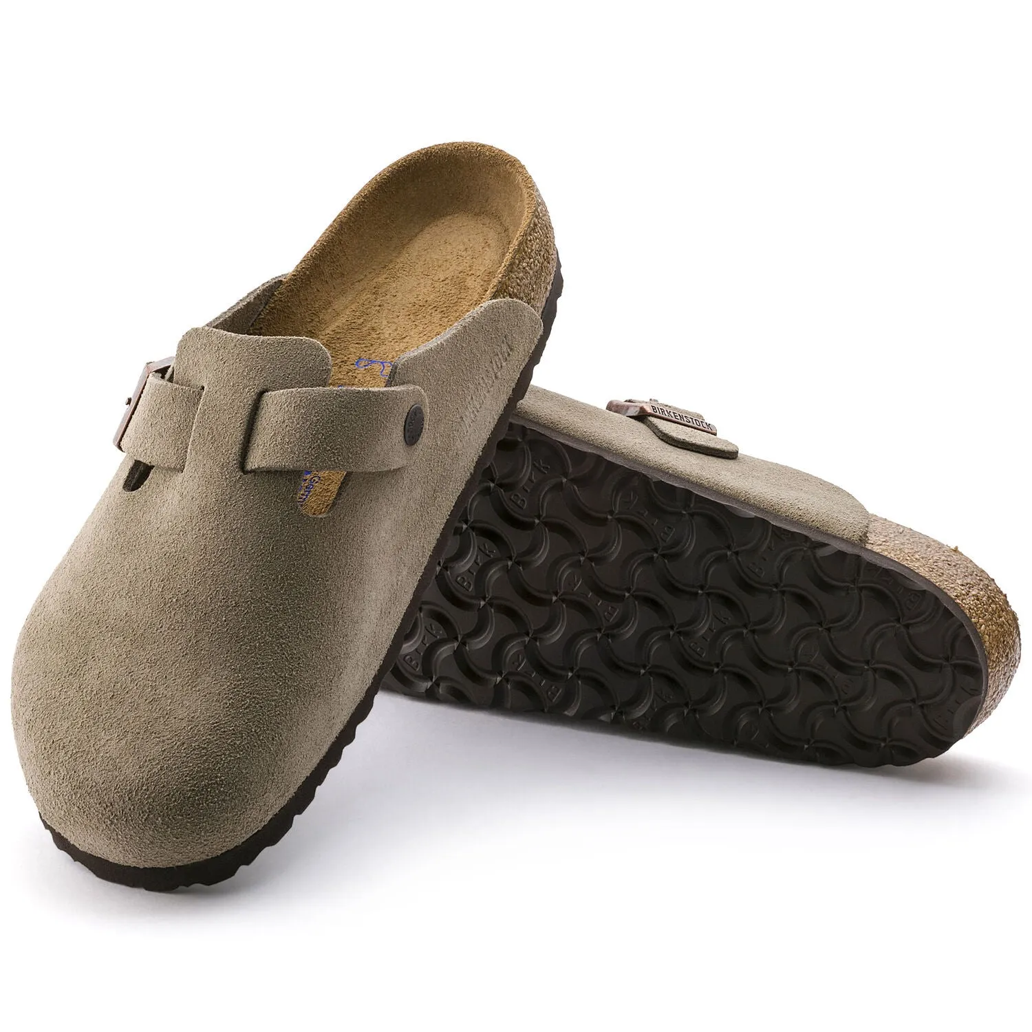 Boston | Soft Footbed | Suede | Taupe Shock Guard