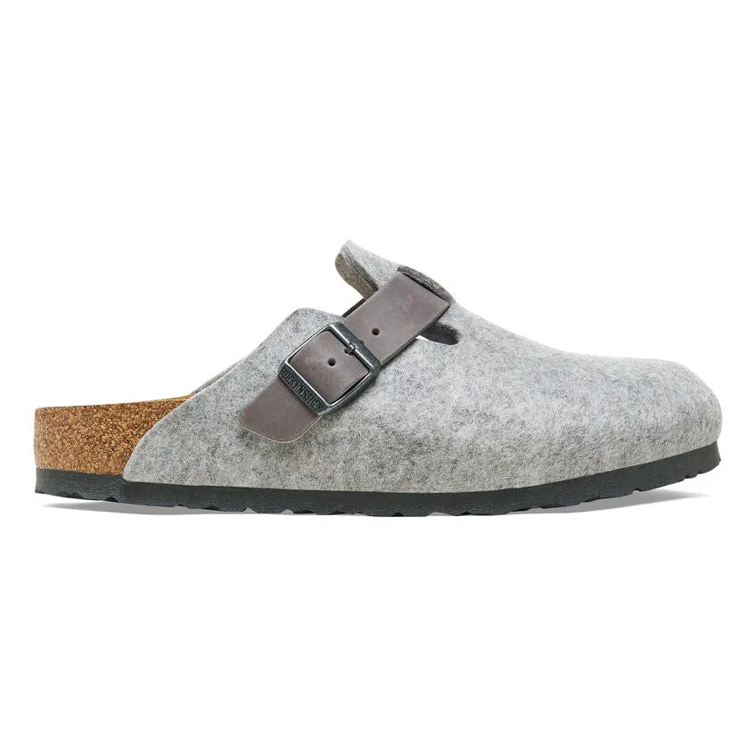 Boston | Wool | Light Gray Comfort Grip Brave Walk