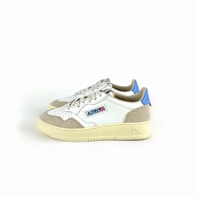 Senior Friendly Autry - Medalist Low AULW LS55 (White/Azure/Suede Beige)