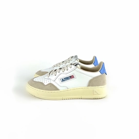 Senior Friendly Autry - Medalist Low AULW LS55 (White/Azure/Suede Beige)