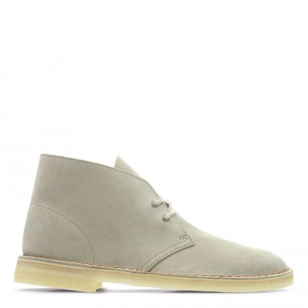 Storm Resistant Comfort Clarks Men's Desert Boot in Sand Suede Durable Comfort Textile