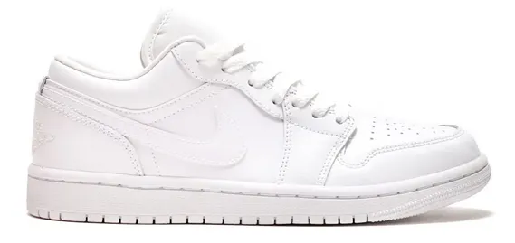 Jordan 1 Low Triple White (2022) (W) Molded Insole Power Flow