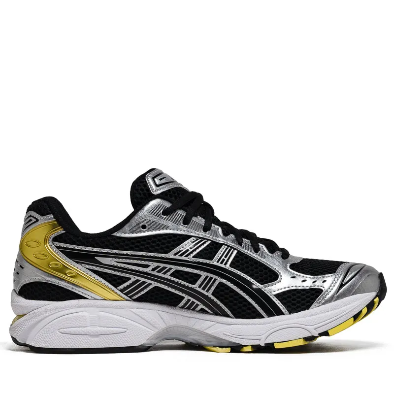 Snug Heel Lock Shock Absorbing Asics Gel-Kayano 14 - Black/Lemon Spark