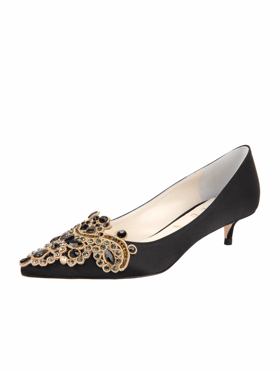 Brinsley Pointed Toe Kitten Heel Comfortable Fashion Carry Light