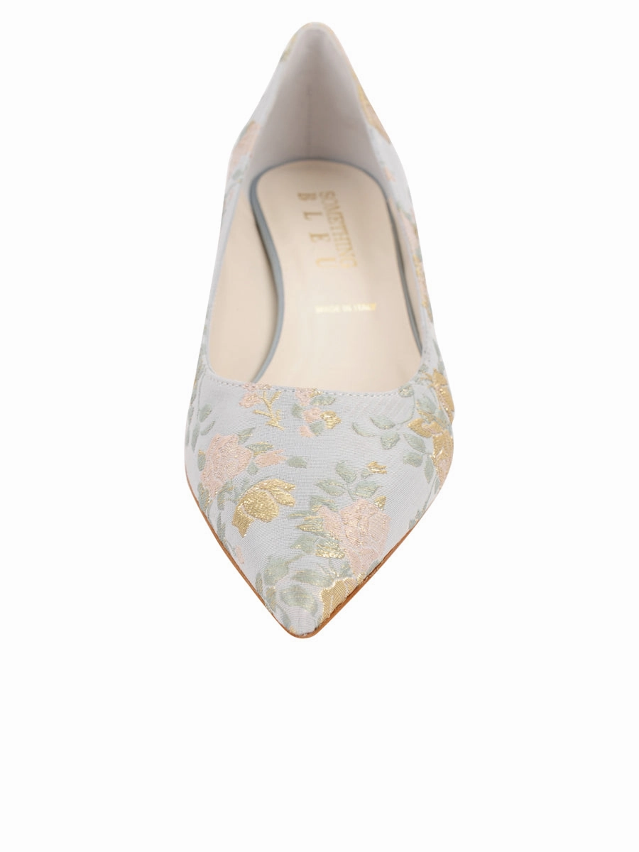 Bryn Kitten Heel Brocade Polished Glamour Long Step