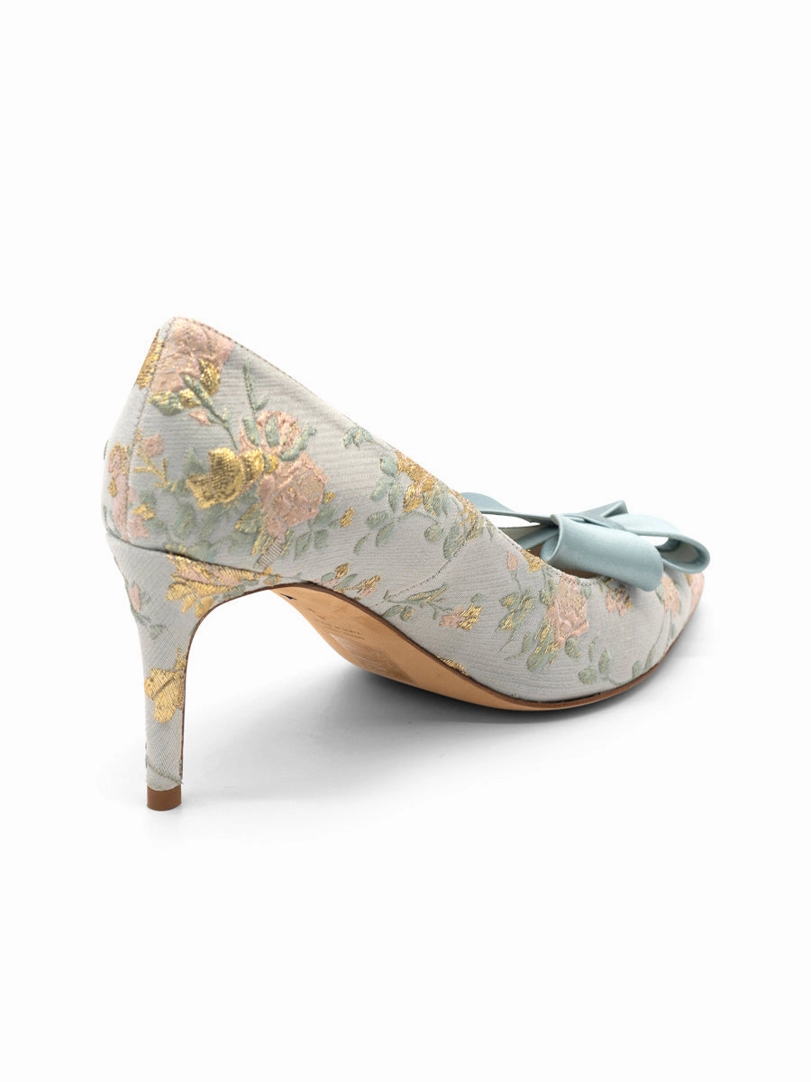 Caitlin Pointed Toe Pump Brocade Final Pick Premium Wear