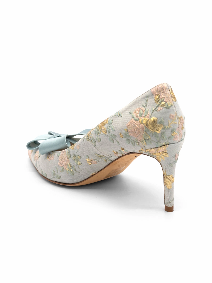 NYC Chic Alluring Appeal Caitlin Pointed Toe Pump Brocade