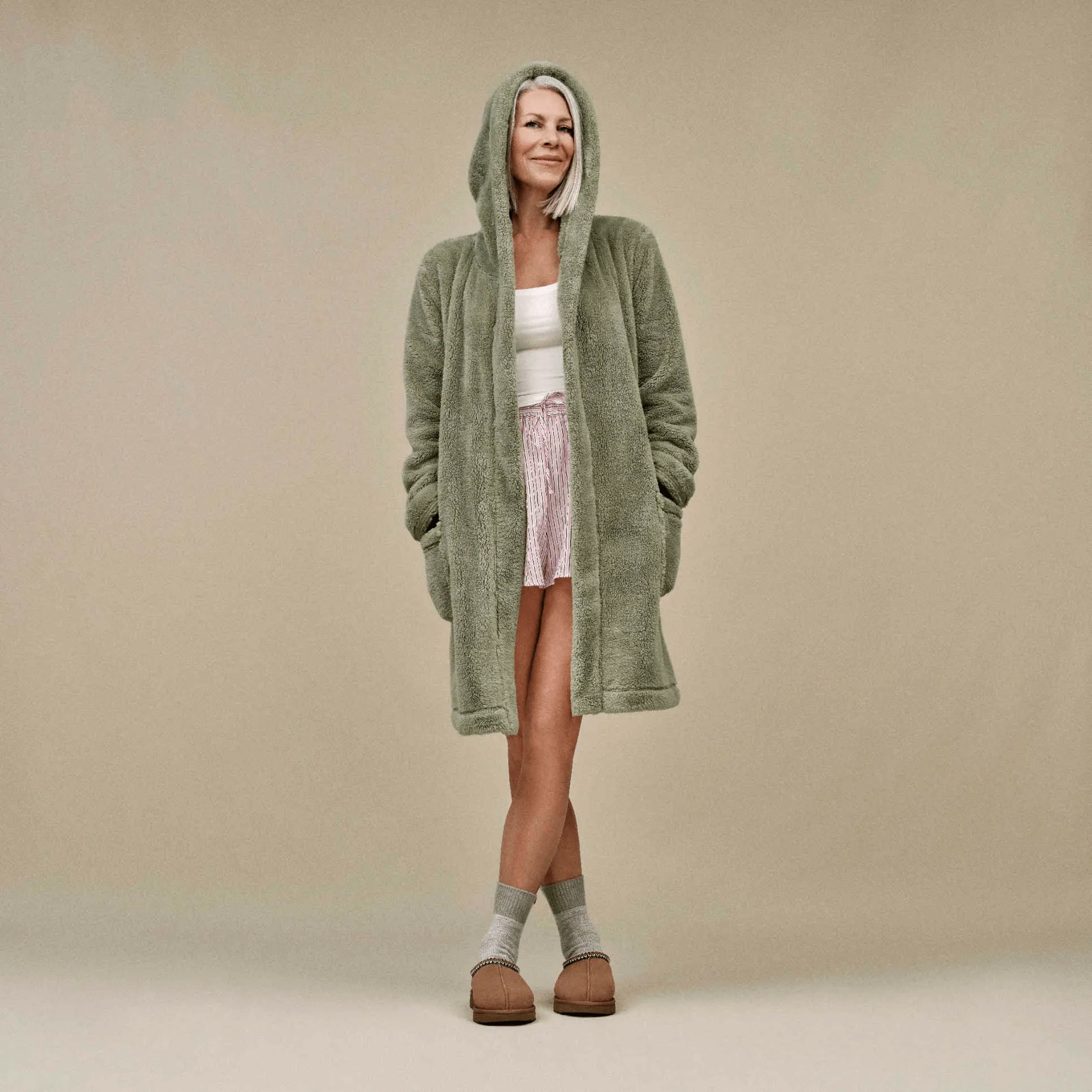 Winter Warm Tasman II | Women | Suede/Sheepskin | Chestnut