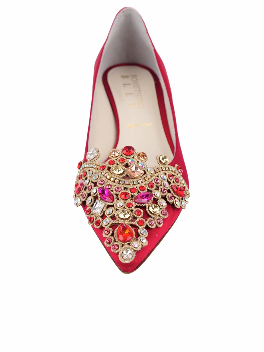 Brinsley Pointed Toe Kitten Heel Heat Guard