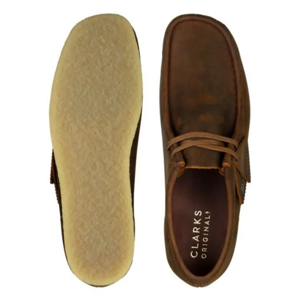 Winter Guard Clarks Men's Wallabee in Beeswax Polyester