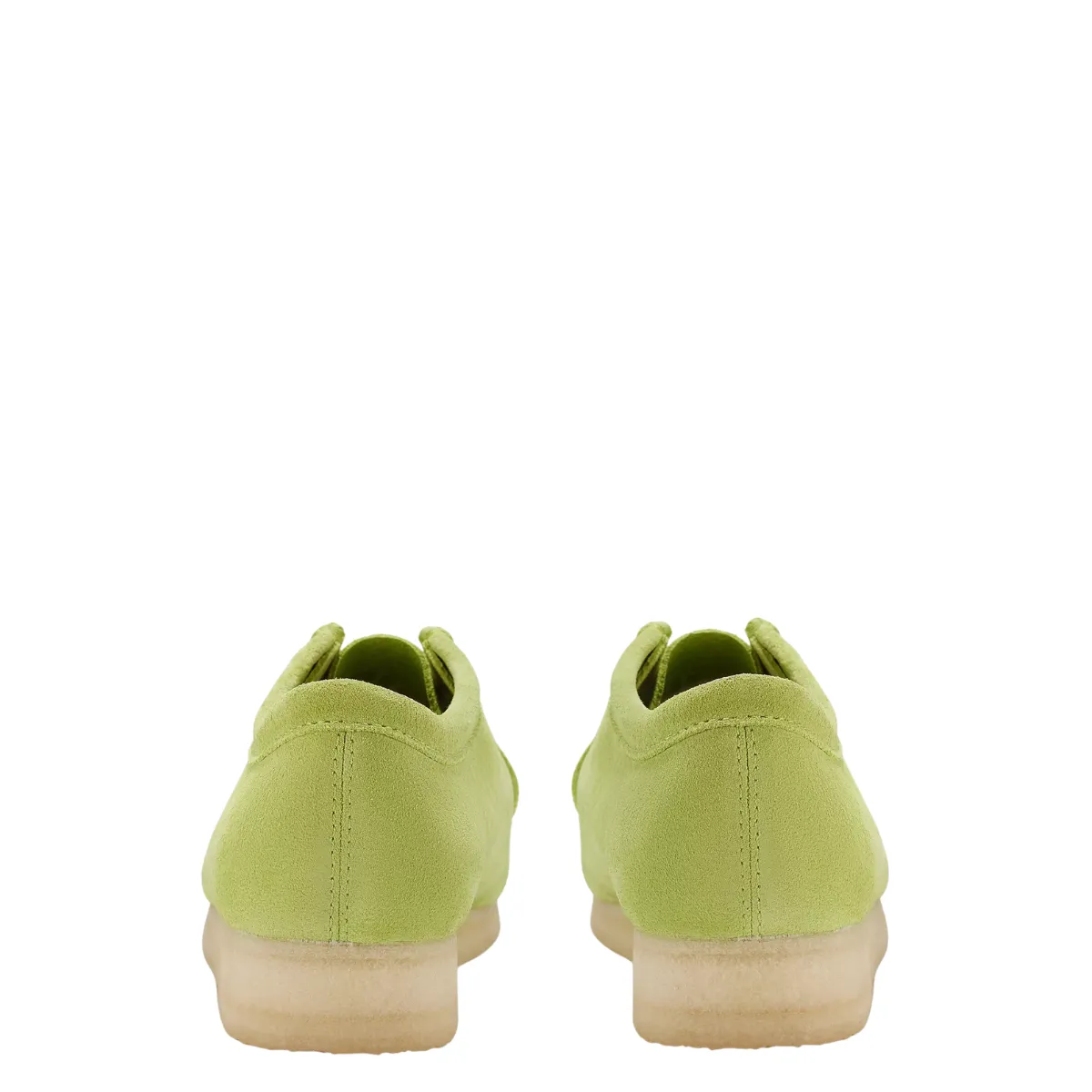 Clarks Men's Wallabee in Lime Suede Sporty Vibes Low Ankle Style