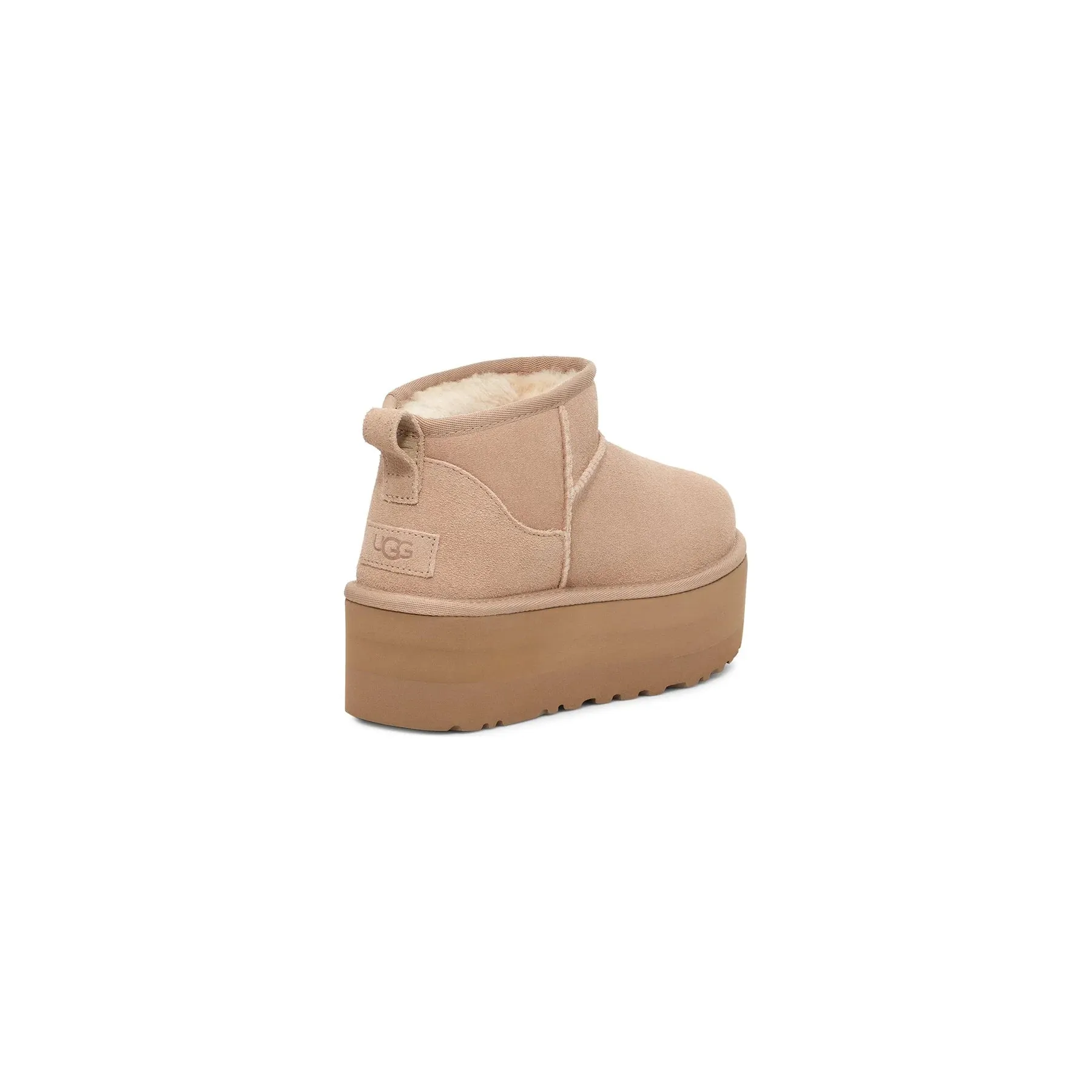 Cold Guard Modern Bold Classic Ultra Mini Platform | Women | Suede | Sand
