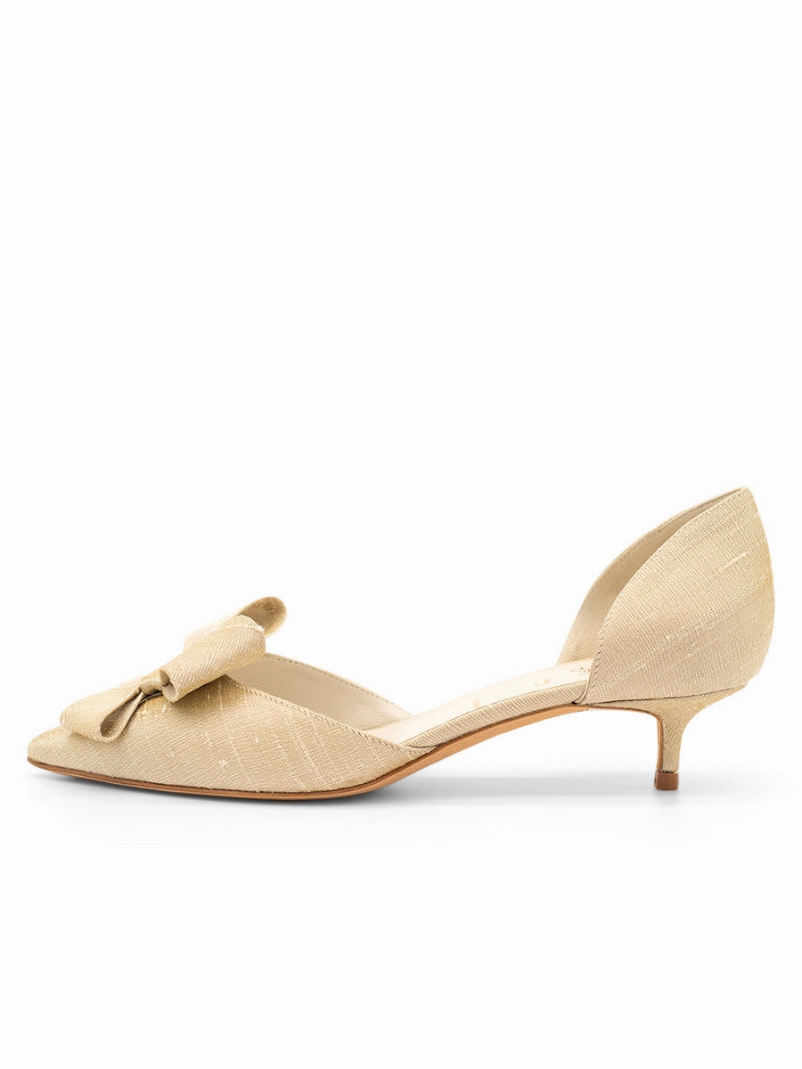 Premium Wear Height Boost Cliff d'Orsay Kitten Heel