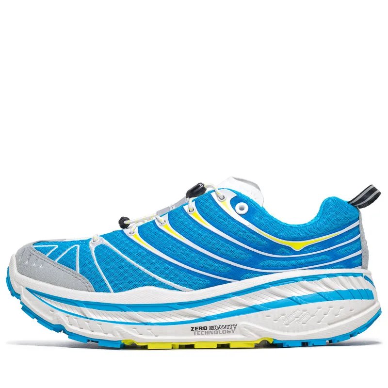 Hoka U Stinson Evo OG - Skyward Blue/Hoka Citrus Elastic Lacing