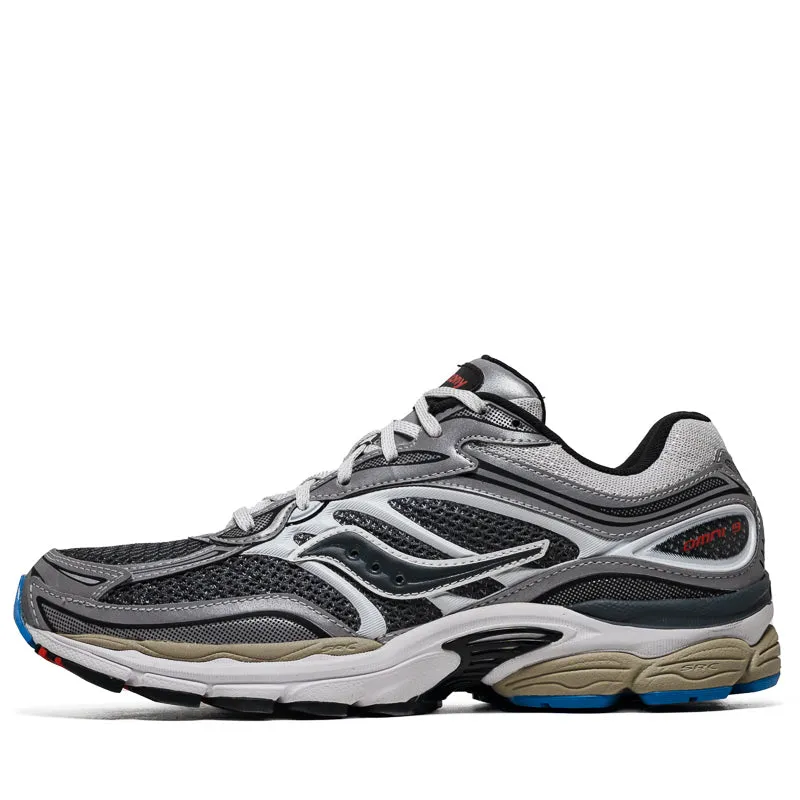 marathoning running gear Secure Base Saucony Progrid Omni 9 - Grey/Silver