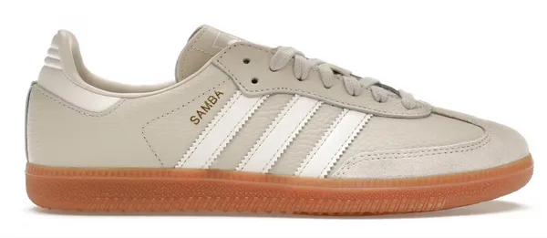 adidas Samba OG Aluminum Gum (Women's) Firm Edge Ventilation holes