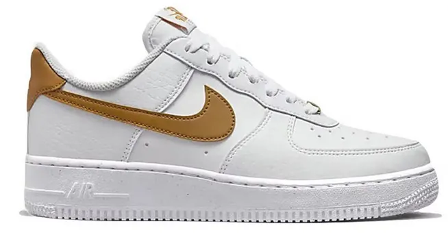 Couple Pair Energy Rise Nike Air Force 1 Low Next Nature White Gold (W)