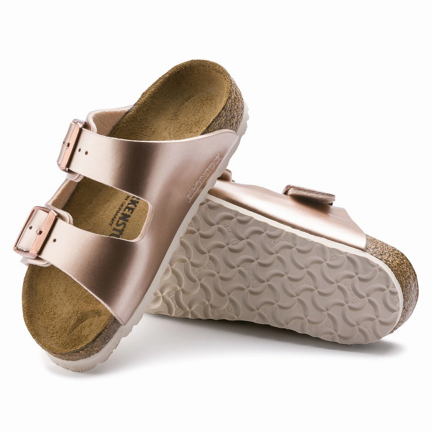 Kids Arizona : Metallic Copper Flexible Travel Sandals Practical Outdoor Footwear