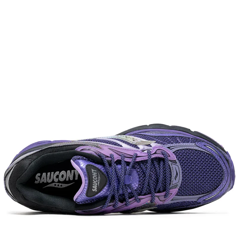 Saucony Progrid Omni 9 - Pink Glow elastic - lacing running shoes logo - hooked - and - looped shoes