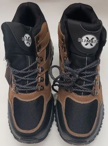 All-Terrain Use Synthetic Upper Austen -- Men's Suedine Hiker -- Brown/Black