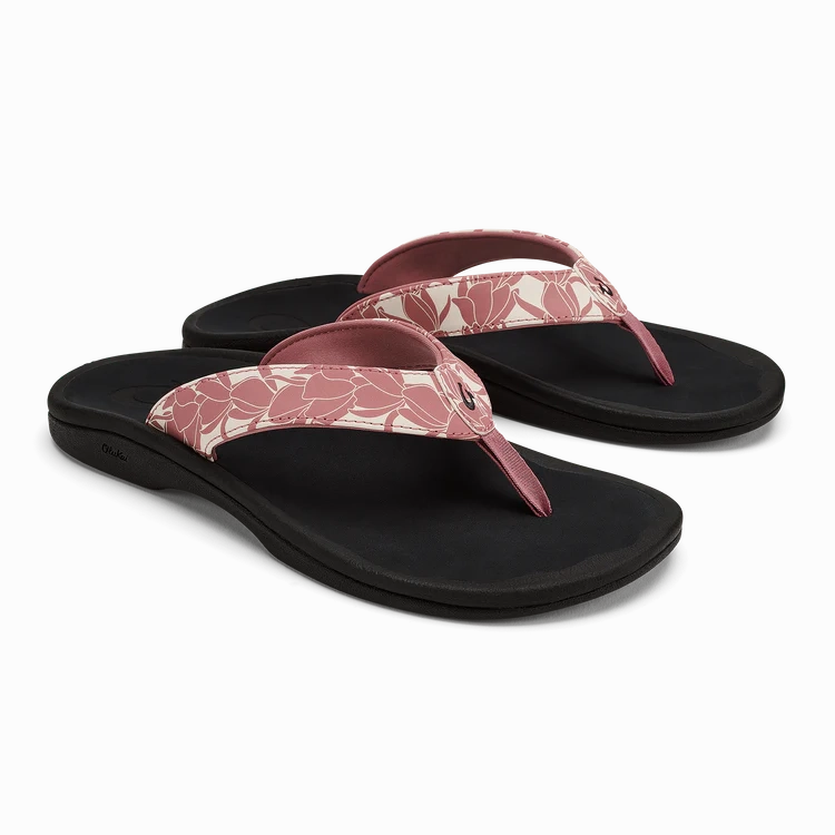 OLUKAI WOMENS OHANA - CORAL ROSE Stylish Outdoor Sandals