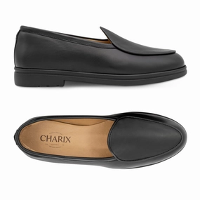 Simple Style Soft Breeze Black Loafers