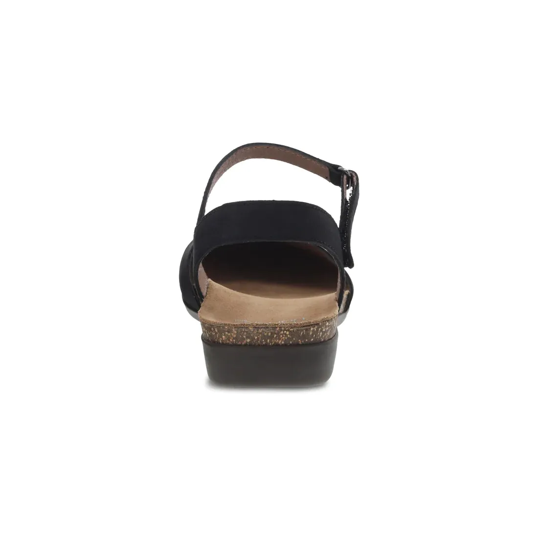 DANSKO ROWAN SANDAL - BLACK Seamless Look Practical Footwear