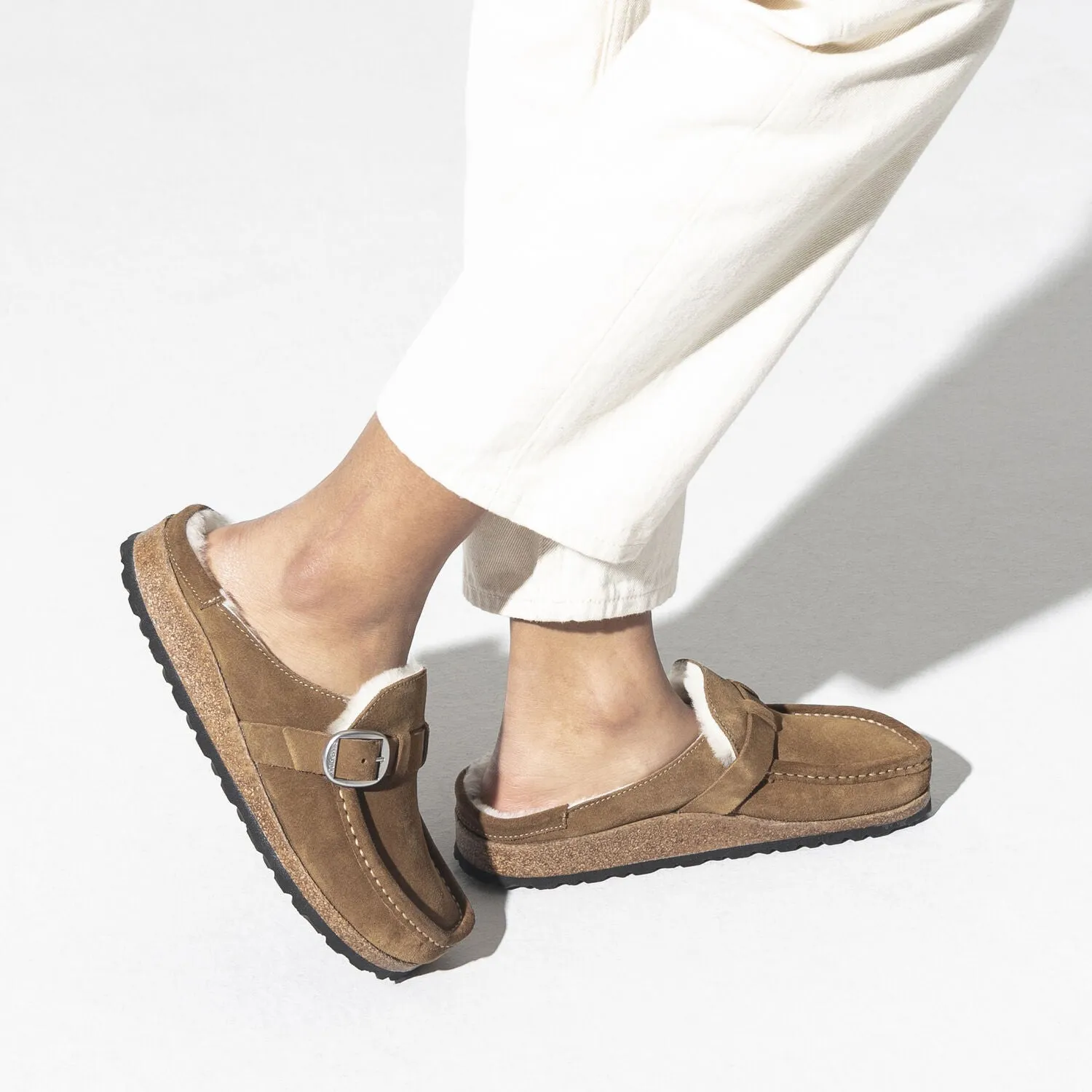 Buckley Shearling | Suede | Tea Easy To Clean Effortless Style